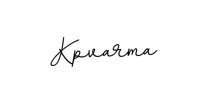 How to make Kpvarma name signature. Use BallpointsItalic-DORy9 style for creating short signs online. This is the latest handwritten sign. Kpvarma signature style 11 images and pictures png