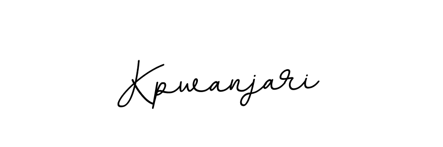 Also we have Kpwanjari name is the best signature style. Create professional handwritten signature collection using BallpointsItalic-DORy9 autograph style. Kpwanjari signature style 11 images and pictures png