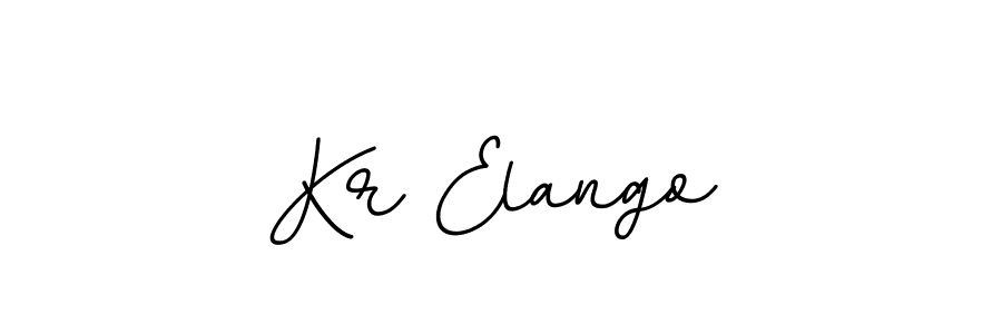 Make a beautiful signature design for name Kr Elango. With this signature (BallpointsItalic-DORy9) style, you can create a handwritten signature for free. Kr Elango signature style 11 images and pictures png