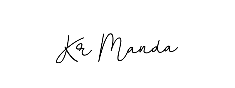 Use a signature maker to create a handwritten signature online. With this signature software, you can design (BallpointsItalic-DORy9) your own signature for name Kr Manda. Kr Manda signature style 11 images and pictures png