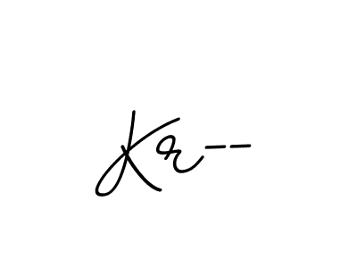 The best way (BallpointsItalic-DORy9) to make a short signature is to pick only two or three words in your name. The name Kr-- include a total of six letters. For converting this name. Kr-- signature style 11 images and pictures png