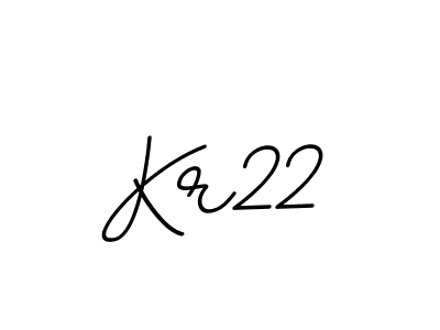 Use a signature maker to create a handwritten signature online. With this signature software, you can design (BallpointsItalic-DORy9) your own signature for name Kr22. Kr22 signature style 11 images and pictures png