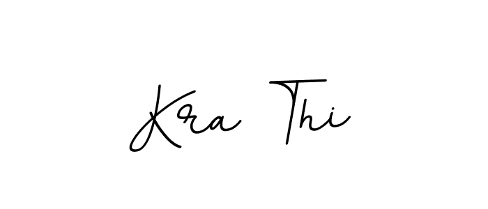 It looks lik you need a new signature style for name Kra Thi. Design unique handwritten (BallpointsItalic-DORy9) signature with our free signature maker in just a few clicks. Kra Thi signature style 11 images and pictures png