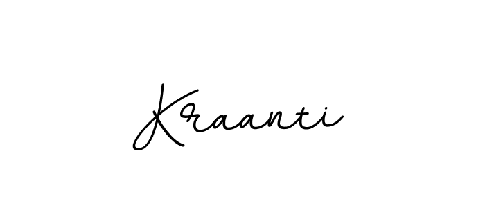 Kraanti stylish signature style. Best Handwritten Sign (BallpointsItalic-DORy9) for my name. Handwritten Signature Collection Ideas for my name Kraanti. Kraanti signature style 11 images and pictures png