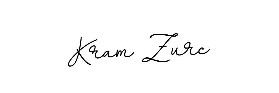 Design your own signature with our free online signature maker. With this signature software, you can create a handwritten (BallpointsItalic-DORy9) signature for name Kram Zurc. Kram Zurc signature style 11 images and pictures png
