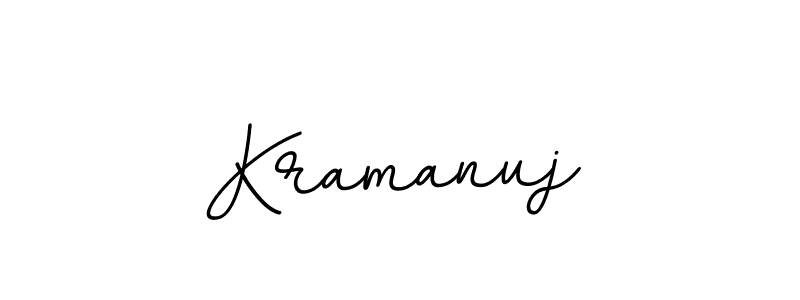 This is the best signature style for the Kramanuj name. Also you like these signature font (BallpointsItalic-DORy9). Mix name signature. Kramanuj signature style 11 images and pictures png