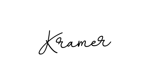 Use a signature maker to create a handwritten signature online. With this signature software, you can design (BallpointsItalic-DORy9) your own signature for name Kramer. Kramer signature style 11 images and pictures png