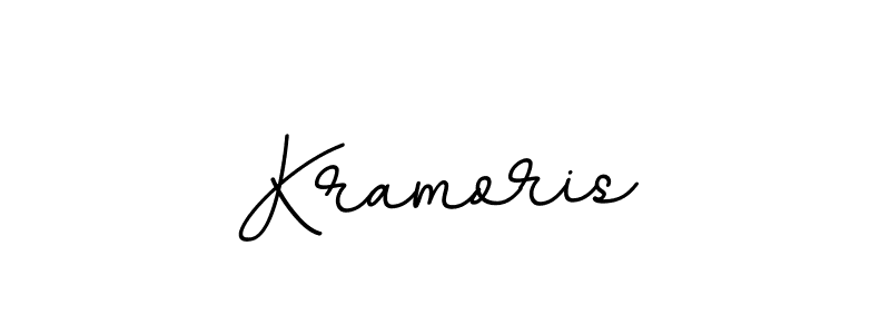 Make a beautiful signature design for name Kramoris. With this signature (BallpointsItalic-DORy9) style, you can create a handwritten signature for free. Kramoris signature style 11 images and pictures png