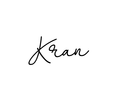 Design your own signature with our free online signature maker. With this signature software, you can create a handwritten (BallpointsItalic-DORy9) signature for name Kran. Kran signature style 11 images and pictures png