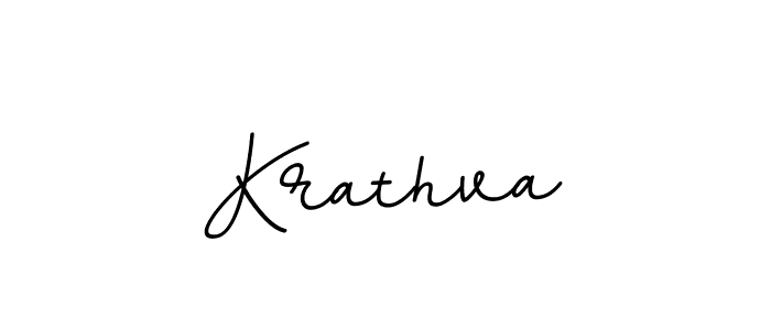 Make a beautiful signature design for name Krathva. With this signature (BallpointsItalic-DORy9) style, you can create a handwritten signature for free. Krathva signature style 11 images and pictures png