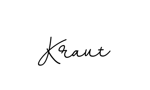 Create a beautiful signature design for name Kraut. With this signature (BallpointsItalic-DORy9) fonts, you can make a handwritten signature for free. Kraut signature style 11 images and pictures png