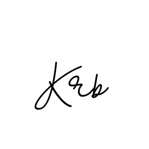 The best way (BallpointsItalic-DORy9) to make a short signature is to pick only two or three words in your name. The name Krb include a total of six letters. For converting this name. Krb signature style 11 images and pictures png