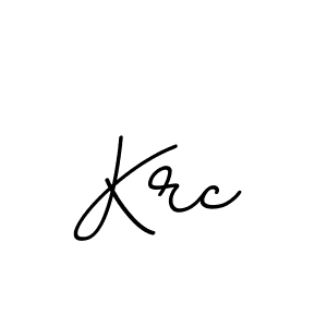 Design your own signature with our free online signature maker. With this signature software, you can create a handwritten (BallpointsItalic-DORy9) signature for name Krc. Krc signature style 11 images and pictures png