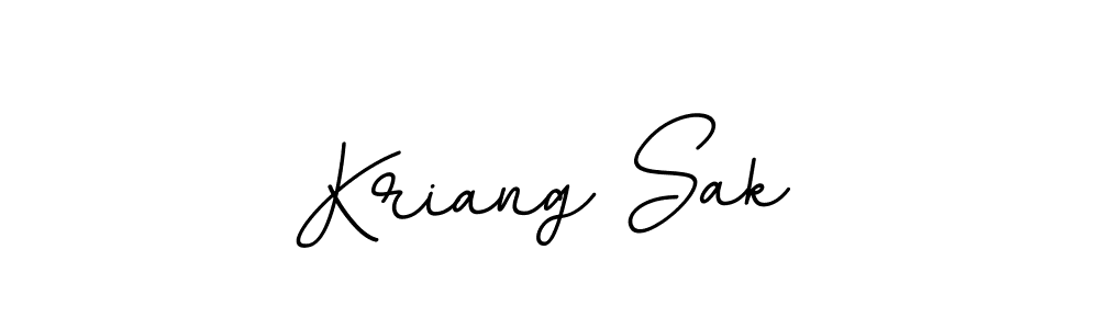 BallpointsItalic-DORy9 is a professional signature style that is perfect for those who want to add a touch of class to their signature. It is also a great choice for those who want to make their signature more unique. Get Kriang Sak name to fancy signature for free. Kriang Sak signature style 11 images and pictures png