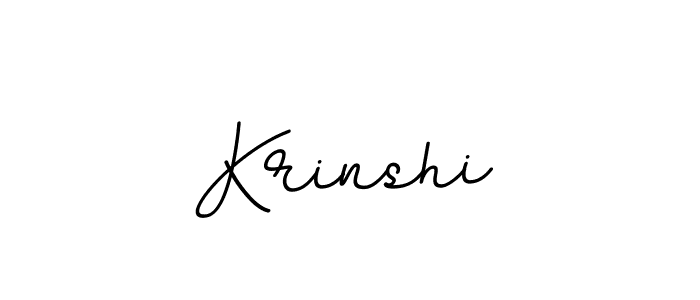 You should practise on your own different ways (BallpointsItalic-DORy9) to write your name (Krinshi) in signature. don't let someone else do it for you. Krinshi signature style 11 images and pictures png
