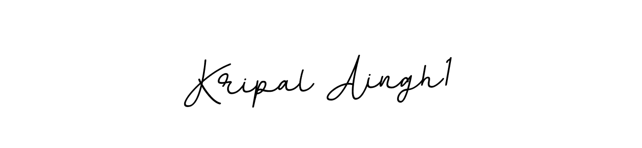 Similarly BallpointsItalic-DORy9 is the best handwritten signature design. Signature creator online .You can use it as an online autograph creator for name Kripal Aingh1. Kripal Aingh1 signature style 11 images and pictures png
