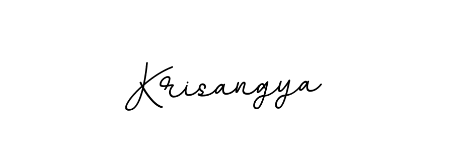 Use a signature maker to create a handwritten signature online. With this signature software, you can design (BallpointsItalic-DORy9) your own signature for name Krisangya. Krisangya signature style 11 images and pictures png