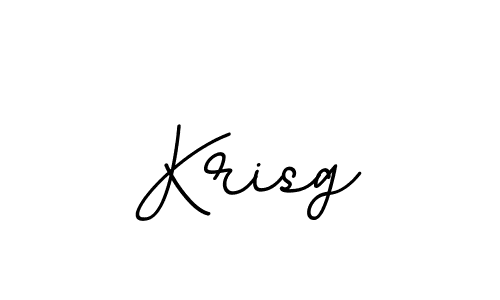 You should practise on your own different ways (BallpointsItalic-DORy9) to write your name (Krisg) in signature. don't let someone else do it for you. Krisg signature style 11 images and pictures png