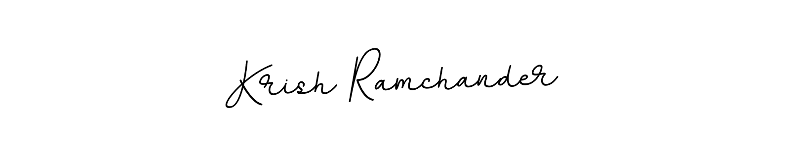 Krish Ramchander stylish signature style. Best Handwritten Sign (BallpointsItalic-DORy9) for my name. Handwritten Signature Collection Ideas for my name Krish Ramchander. Krish Ramchander signature style 11 images and pictures png