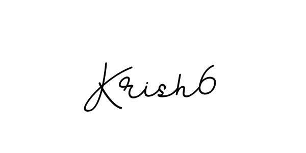 Also we have Krish6 name is the best signature style. Create professional handwritten signature collection using BallpointsItalic-DORy9 autograph style. Krish6 signature style 11 images and pictures png