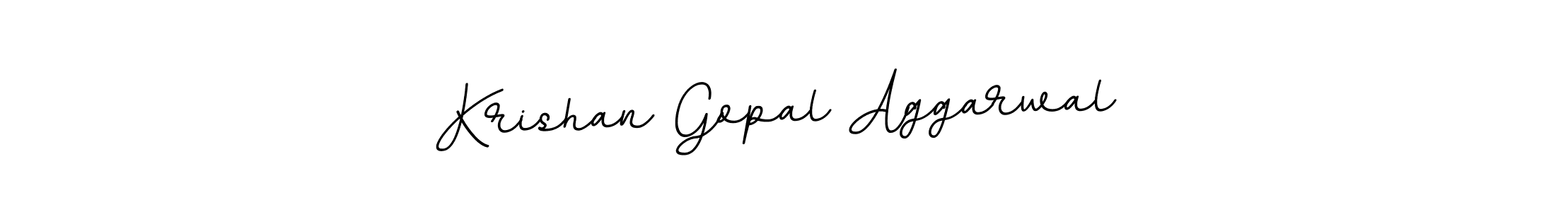 Use a signature maker to create a handwritten signature online. With this signature software, you can design (BallpointsItalic-DORy9) your own signature for name Krishan Gopal Aggarwal. Krishan Gopal Aggarwal signature style 11 images and pictures png
