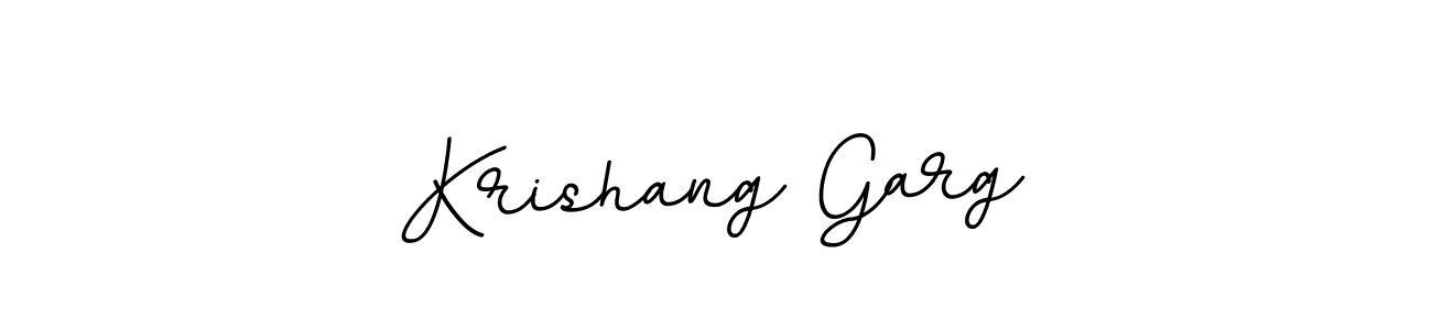 Also we have Krishang Garg name is the best signature style. Create professional handwritten signature collection using BallpointsItalic-DORy9 autograph style. Krishang Garg signature style 11 images and pictures png