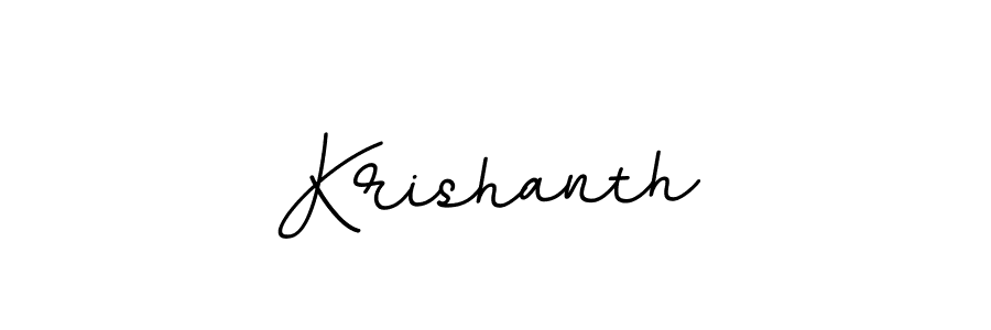 You should practise on your own different ways (BallpointsItalic-DORy9) to write your name (Krishanth) in signature. don't let someone else do it for you. Krishanth signature style 11 images and pictures png