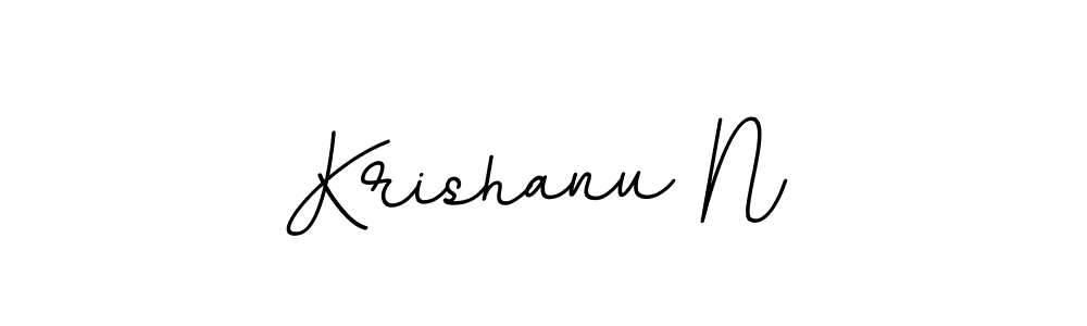 How to make Krishanu N signature? BallpointsItalic-DORy9 is a professional autograph style. Create handwritten signature for Krishanu N name. Krishanu N signature style 11 images and pictures png