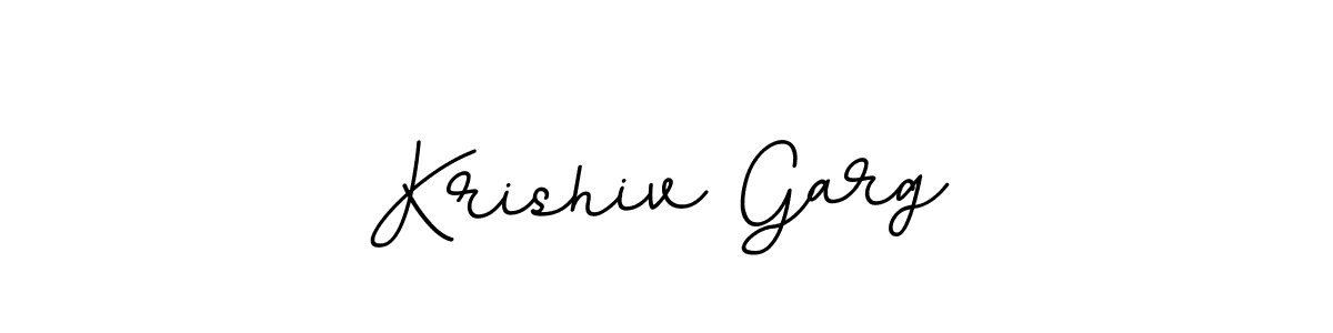 BallpointsItalic-DORy9 is a professional signature style that is perfect for those who want to add a touch of class to their signature. It is also a great choice for those who want to make their signature more unique. Get Krishiv Garg name to fancy signature for free. Krishiv Garg signature style 11 images and pictures png