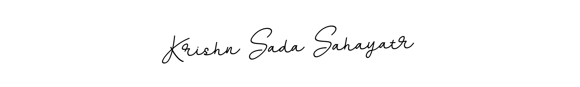 Check out images of Autograph of Krishn Sada Sahayatr name. Actor Krishn Sada Sahayatr Signature Style. BallpointsItalic-DORy9 is a professional sign style online. Krishn Sada Sahayatr signature style 11 images and pictures png