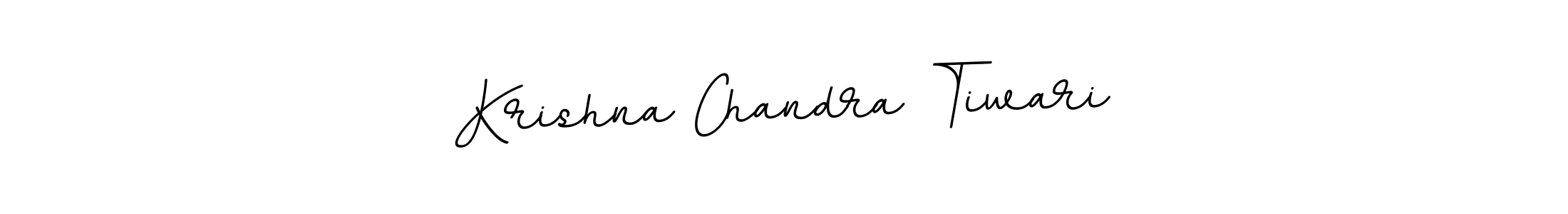 Make a beautiful signature design for name Krishna Chandra Tiwari. With this signature (BallpointsItalic-DORy9) style, you can create a handwritten signature for free. Krishna Chandra Tiwari signature style 11 images and pictures png