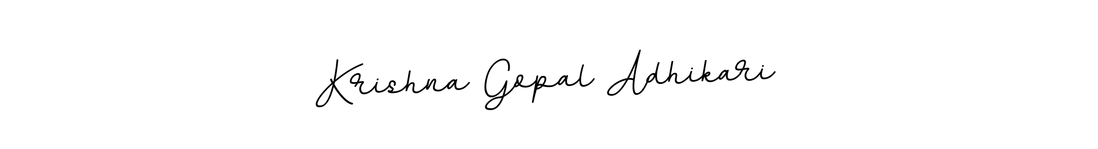 This is the best signature style for the Krishna Gopal Adhikari name. Also you like these signature font (BallpointsItalic-DORy9). Mix name signature. Krishna Gopal Adhikari signature style 11 images and pictures png