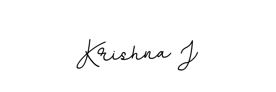 Design your own signature with our free online signature maker. With this signature software, you can create a handwritten (BallpointsItalic-DORy9) signature for name Krishna J. Krishna J signature style 11 images and pictures png