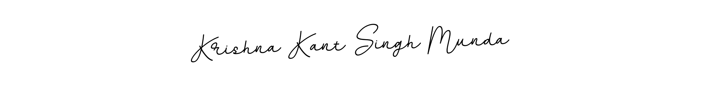 Make a beautiful signature design for name Krishna Kant Singh Munda. With this signature (BallpointsItalic-DORy9) style, you can create a handwritten signature for free. Krishna Kant Singh Munda signature style 11 images and pictures png