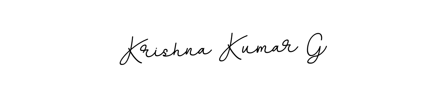 Design your own signature with our free online signature maker. With this signature software, you can create a handwritten (BallpointsItalic-DORy9) signature for name Krishna Kumar G. Krishna Kumar G signature style 11 images and pictures png