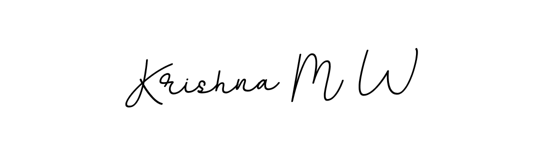 if you are searching for the best signature style for your name Krishna M W. so please give up your signature search. here we have designed multiple signature styles  using BallpointsItalic-DORy9. Krishna M W signature style 11 images and pictures png