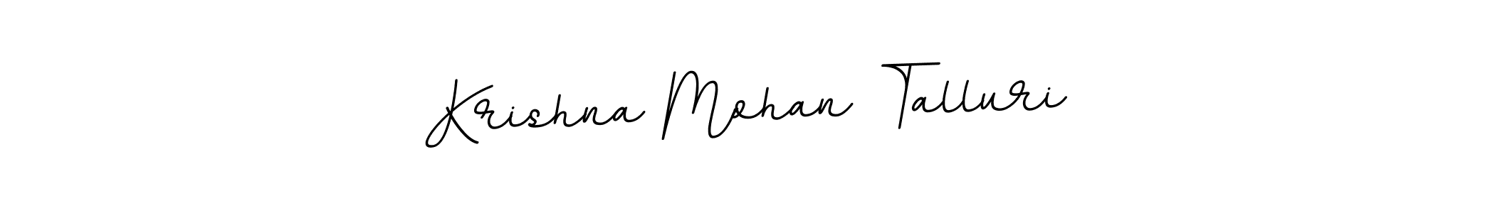 How to make Krishna Mohan Talluri signature? BallpointsItalic-DORy9 is a professional autograph style. Create handwritten signature for Krishna Mohan Talluri name. Krishna Mohan Talluri signature style 11 images and pictures png