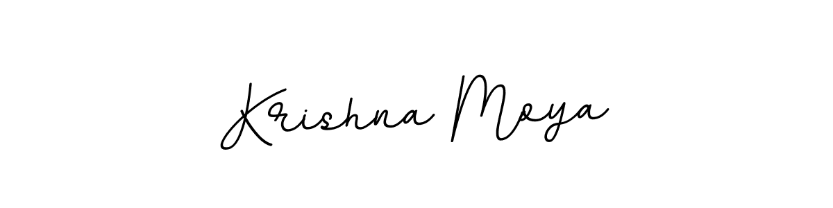 Design your own signature with our free online signature maker. With this signature software, you can create a handwritten (BallpointsItalic-DORy9) signature for name Krishna Moya. Krishna Moya signature style 11 images and pictures png