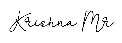 A sleek calligraphic signature for name Krishna Mr utilizing BallpointsItalic-DORy9 styling. Great for adding personal signatures to photos and art. Krishna Mr signature style 11 images and pictures png