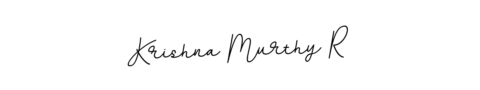 The best way (BallpointsItalic-DORy9) to make a short signature is to pick only two or three words in your name. The name Krishna Murthy R include a total of six letters. For converting this name. Krishna Murthy R signature style 11 images and pictures png