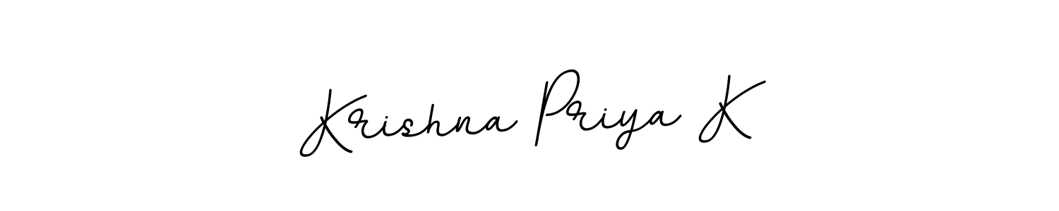 if you are searching for the best signature style for your name Krishna Priya K. so please give up your signature search. here we have designed multiple signature styles  using BallpointsItalic-DORy9. Krishna Priya K signature style 11 images and pictures png