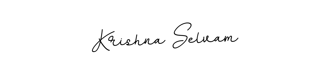 BallpointsItalic-DORy9 is a professional signature style that is perfect for those who want to add a touch of class to their signature. It is also a great choice for those who want to make their signature more unique. Get Krishna Selvam name to fancy signature for free. Krishna Selvam signature style 11 images and pictures png