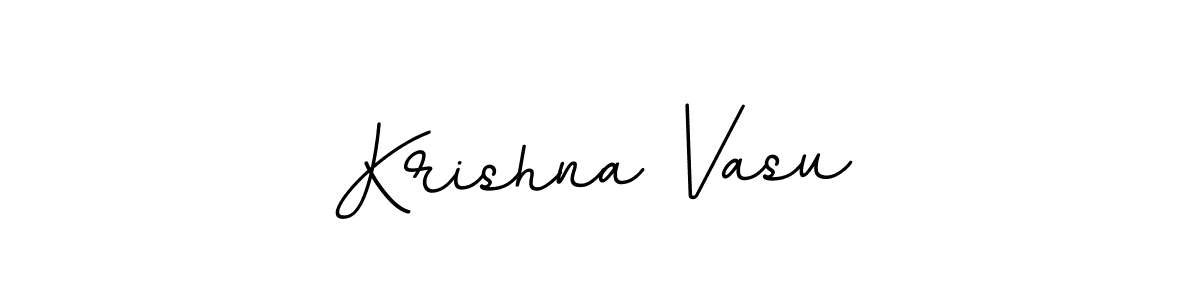 Make a beautiful signature design for name Krishna Vasu. With this signature (BallpointsItalic-DORy9) style, you can create a handwritten signature for free. Krishna Vasu signature style 11 images and pictures png