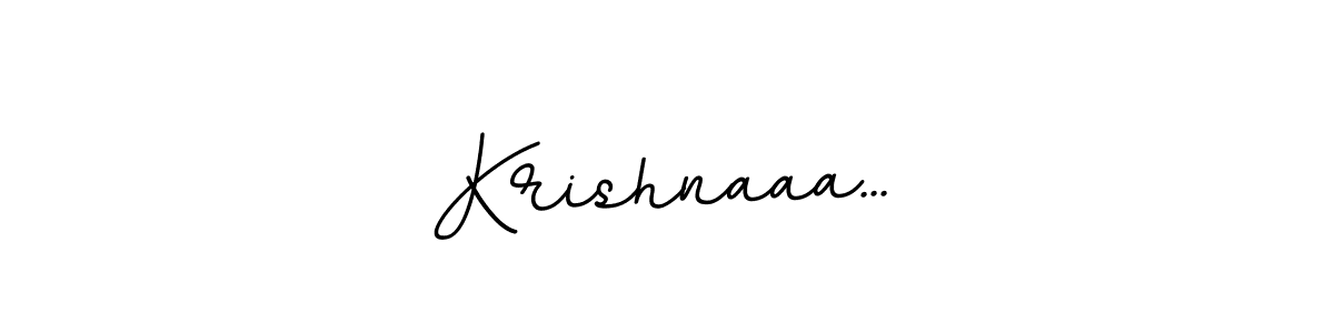 How to make Krishnaaa... name signature. Use BallpointsItalic-DORy9 style for creating short signs online. This is the latest handwritten sign. Krishnaaa... signature style 11 images and pictures png