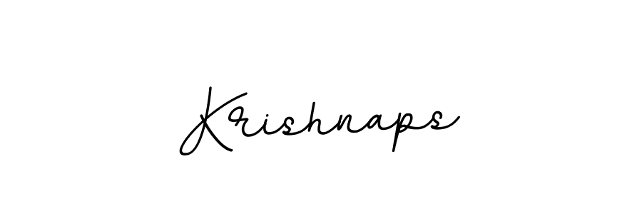 You should practise on your own different ways (BallpointsItalic-DORy9) to write your name (Krishnaps) in signature. don't let someone else do it for you. Krishnaps signature style 11 images and pictures png