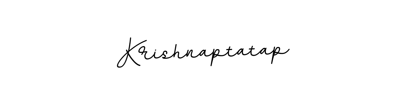 The best way (BallpointsItalic-DORy9) to make a short signature is to pick only two or three words in your name. The name Krishnaptatap include a total of six letters. For converting this name. Krishnaptatap signature style 11 images and pictures png