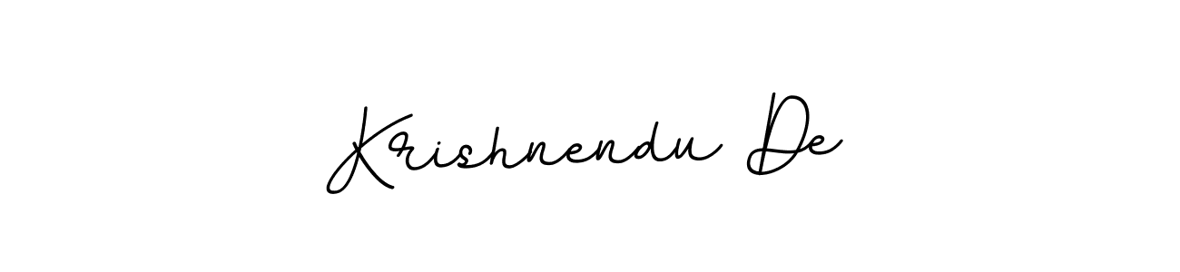 Design your own signature with our free online signature maker. With this signature software, you can create a handwritten (BallpointsItalic-DORy9) signature for name Krishnendu De. Krishnendu De signature style 11 images and pictures png