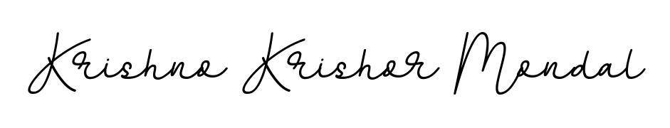 Turn your name Krishno Krishor Mondal into a signature brand with BallpointsItalic-DORy9 styling. Download in standard PNG or transparent format anytime. Krishno Krishor Mondal signature style 11 images and pictures png