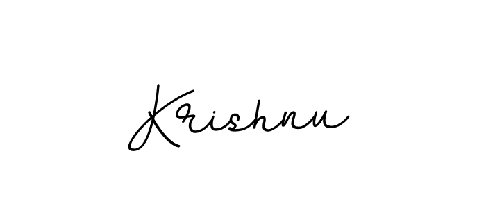 Krishnu stylish signature style. Best Handwritten Sign (BallpointsItalic-DORy9) for my name. Handwritten Signature Collection Ideas for my name Krishnu. Krishnu signature style 11 images and pictures png