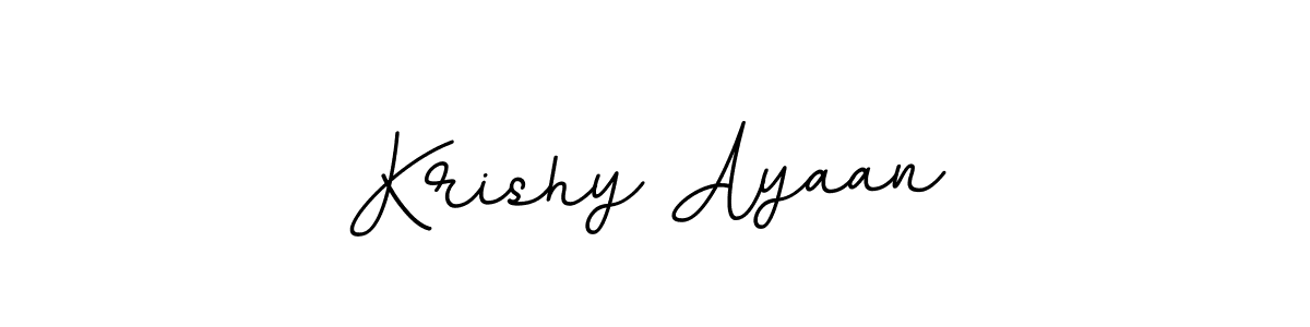 How to make Krishy Ayaan signature? BallpointsItalic-DORy9 is a professional autograph style. Create handwritten signature for Krishy Ayaan name. Krishy Ayaan signature style 11 images and pictures png